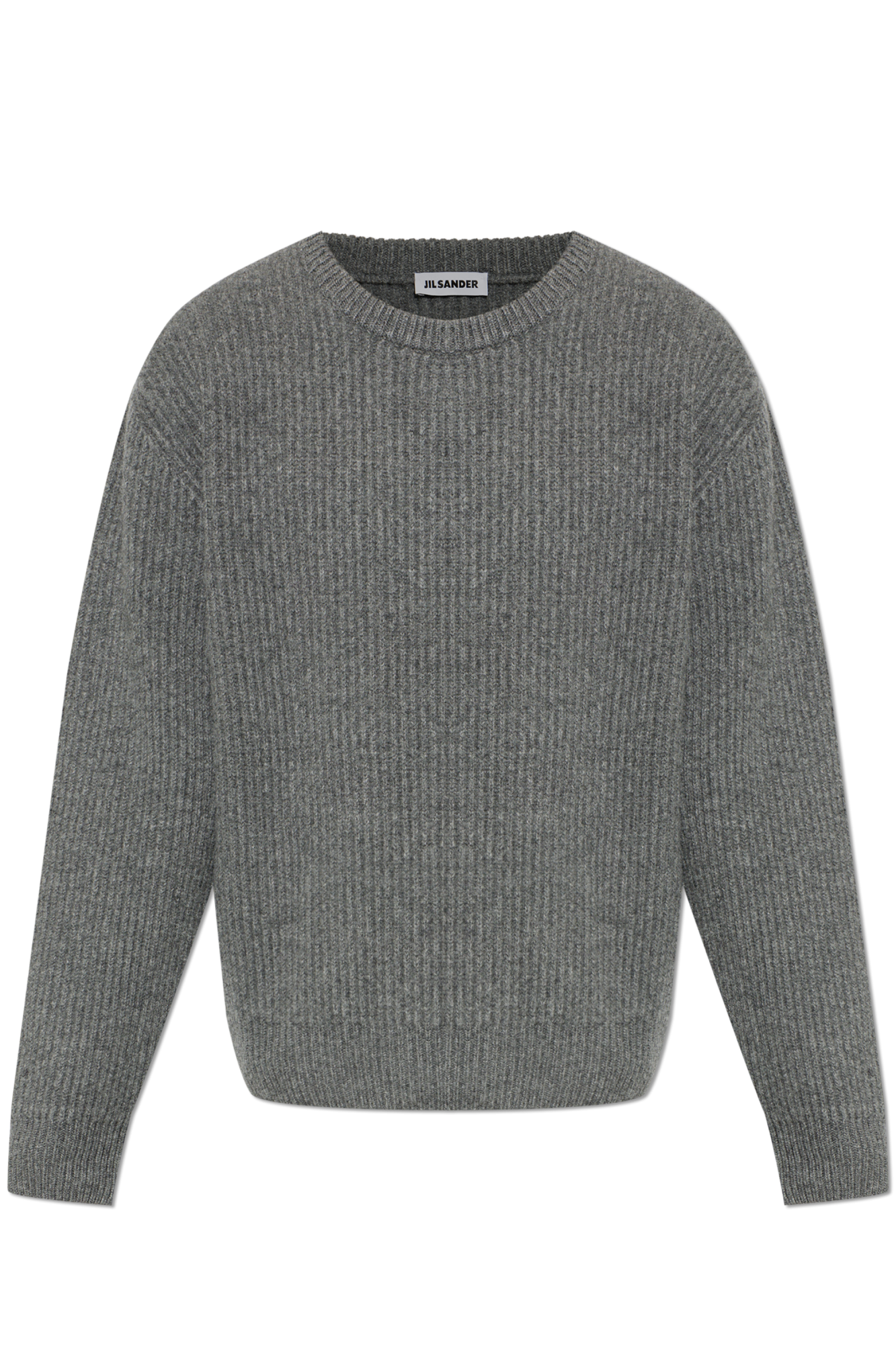 Grey Wool sweater with a crew neck JIL SANDER - Vitkac Canada